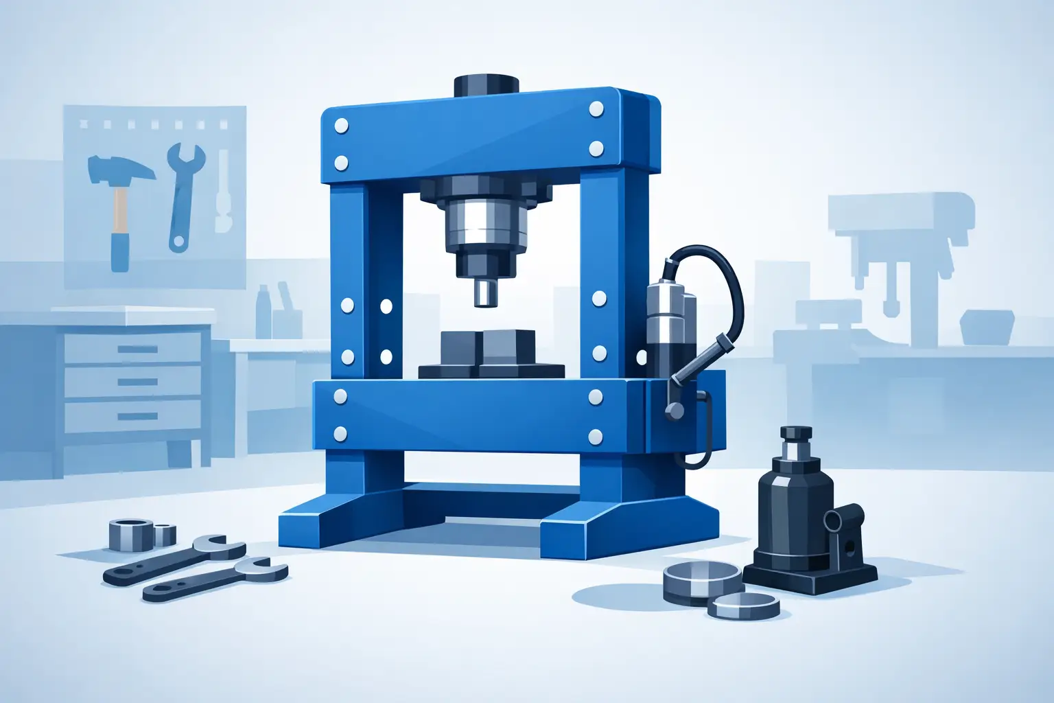 Hydraulpress 20 ton för verkstad - rätt val