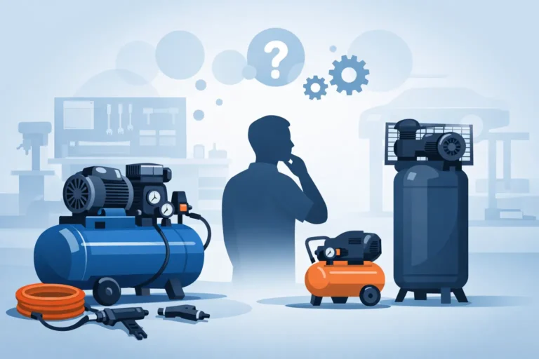 Hur mycket kompressor behövs i verkstaden?
