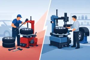 Manuell däckkrängare vs automatisk - vad lönar sig?