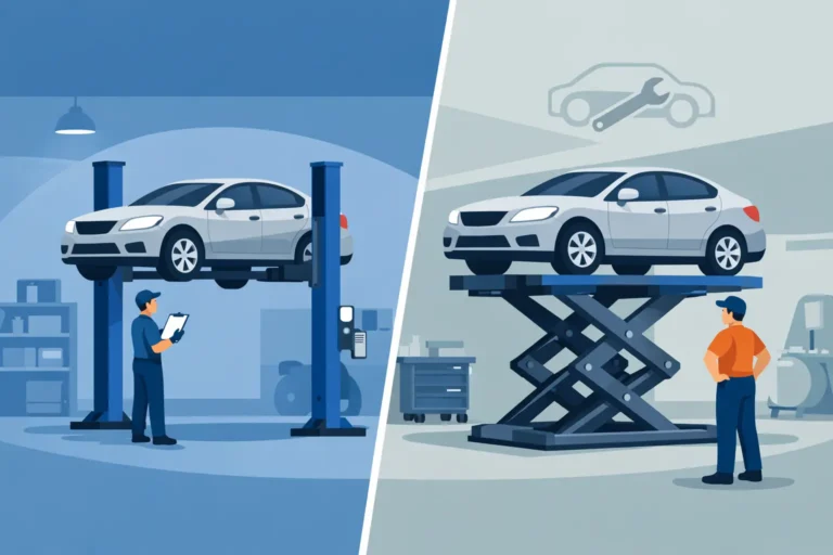 Tvåpelarlyft eller saxlyft – vad passar bäst?