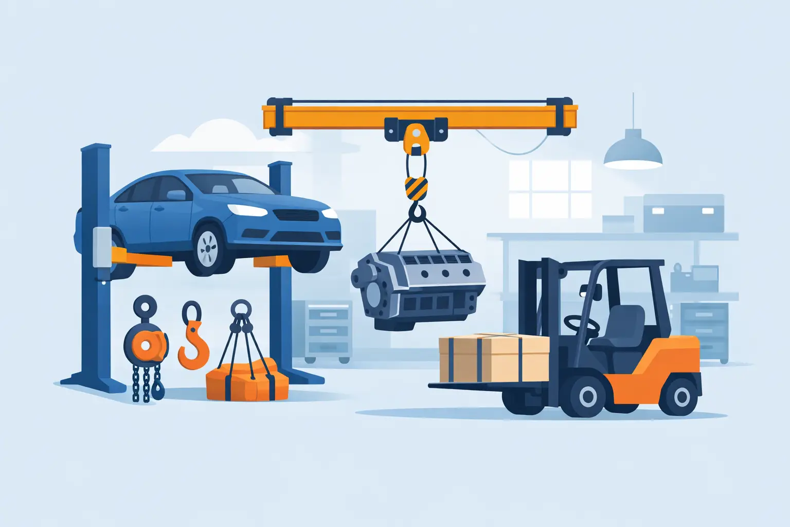 Vilken lyftkapacitet behövs i verkstad?