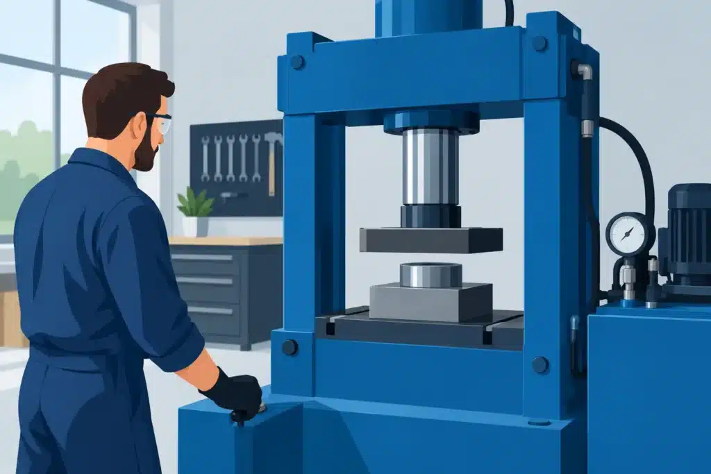 Guide till hydraulpressens presskraft i verkstaden