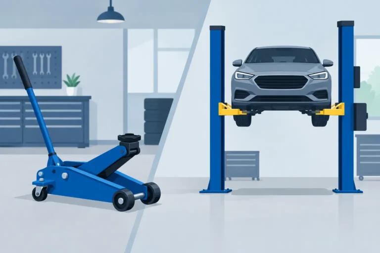 Hydraulisk domkraft eller pelarlyft – vad passar?